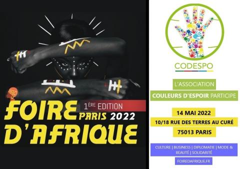 affiche foire afrique 2022
